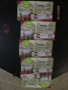 5 packages of 100 regular mouth can...