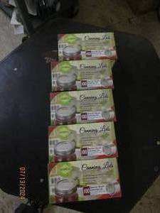 5 packages of 100 regular mouth can...