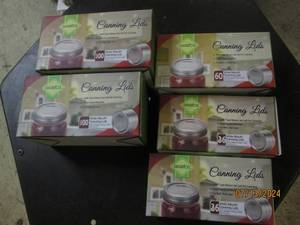 lot of 332 wide mouth canning lids...