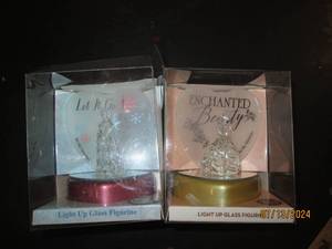 2 light up figurines...