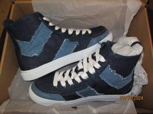 womens size 7 billy chevron high to...