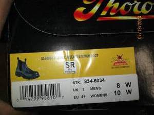 thorogood size 8 mens and size 10 w...