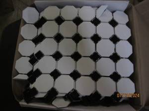 lot of 7 mosaic tile 12 inch x 12 i...