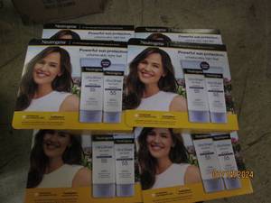 6 packages of neutrogena ultra shee...