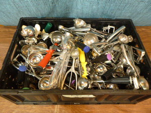 lot 61 image: Assorted Stainless Steel Scoops