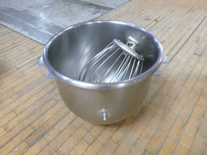 lot 99 image: Hobart Mixing Bowl and Wire Whip