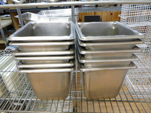 lot 111 image: 11 Steam Table Pans