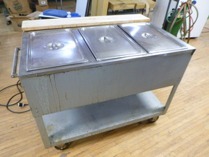 lot 138 image: Aerohot 3-Well Steam Table