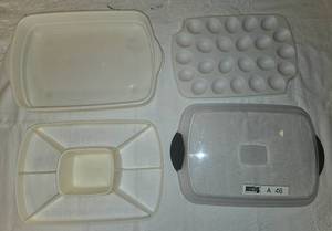 lot 46A image: PAMPERED CHEF DEVILED EGG CONTAINER