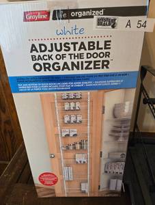 lot 54A image: DOOR ORGANIZER SHOE RACK AND ENTRY SHOE TRAY
