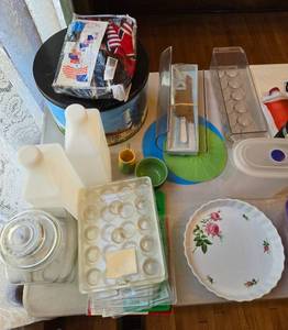 lot 56A image: HUGE LOT OF ALL MISC ITEMS ON TABLE (table not included)