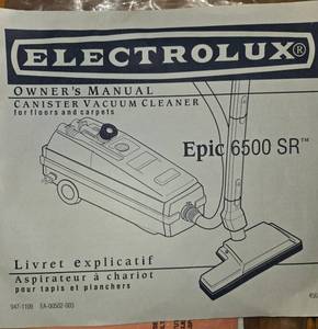 lot 4A image: VINTAGE ELECTROLUX CANISTER VACUUM CLEANER