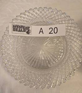 lot 20A image: DEPRESSION GLASS MISS AMERICA CRYSTAL