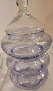 lot 32A image: LAZY SUSAN RELISH TRAY AND CANDY DISH