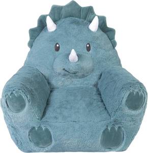 lot 117 image: Dinosaur Toddler Chair Plush Character Kids Chair Comfy Pillow Chair