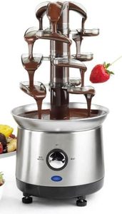 lot 118 image: Zeveloo Stainless Steel Electric Chocolate Fondue Fountain