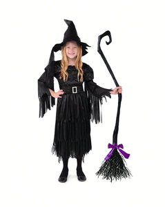 lot 123 image: Spooktacular Creations Classic Child Magic Costume Gothic Sorceress Size Small