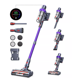 lot 18 image: Buture Cordless Vacuum Cleaner, 38Kpa 450W Stick Vacuum with Brushless Motor