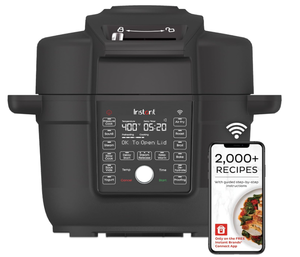 lot 65 image: Instant Pot 6.5 Quart Duo Crisp Ultimate Lid with WIFI, 13-in-1 Air Fryer and Pressure Cooker Combo