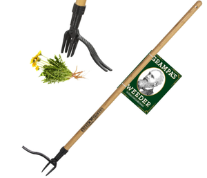 lot 141 image: LOT OF 5 Grampas Weeder - The Original Stand Up Weed Puller Tool with Long Handle