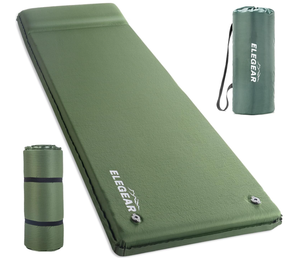 lot 145 image: Elegear Self Inflating Sleeping Pad, 3.1 Ultra-Thick Memory Foam Camping Pad