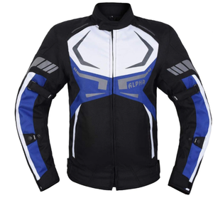 lot 211 image: Medium Alpha Motocycle Jackety Mens CE Armored Bikers Riding Racing Waterproof all Season Jacket