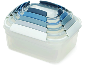 lot 212 image: 10PCS Joseph Joseph Nest Lock Plastic BPA Free Food Storage Container Set with Lockable Airtight Leakproof Lids