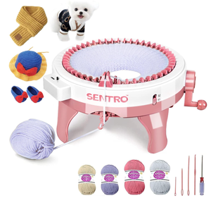 lot 262 image: SENTRO 48 Needles Knitting Machine with Row Counter and PlainTube Weave Conversion Key