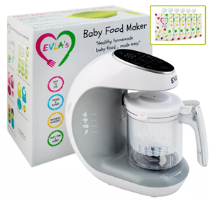 lot 281 image: EVLAs Baby Food Maker, Food Processor with Reusable Food Pouches