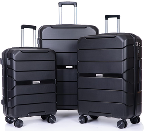 lot 288 image: 3PCS Travelhouse Luggage Set Suitcase with Spinner Wheels