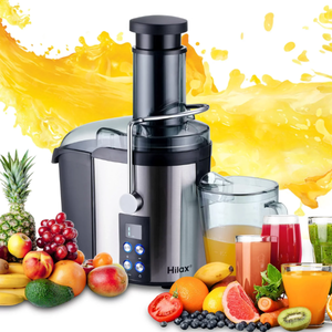 lot 299 image: Hilax Centrifugal Juicer Machine,1100W Juicer Maker with Wide Mouth