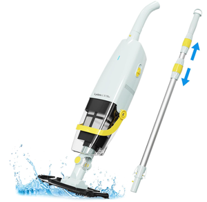 lot 416 image: Lydsto Handheld Pool Vacuum with Telescopic Pole, Cordless Rechargeable Pool Cleaner