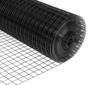 lot 431 image: Hardware Cloth 16 Gauge Black Vinyl Coated Welded Fence Mesh for Home and Garden Fence and Home Improvement