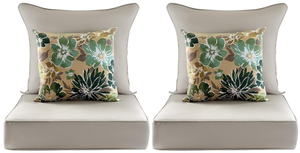 lot 472 image: 2PCS Outdoor Cushions,Outdoor Deep Seat Cushion Set