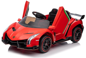 lot 486 image: Winado 12V Ride on Car, Electric Vehicle Licensed Lamborghini Veneno for Kids