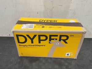 lot 271 image: DYPER Simply Kind Diapers, Remarkably Soft, Size 4, 56 Count