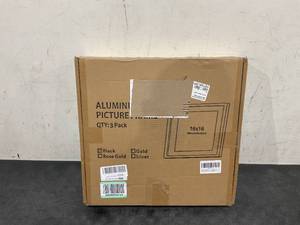 lot 282 image: 3PCS Metal Picture Frames