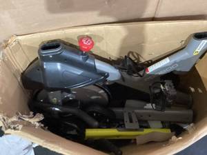 lot 468 image: Pooboo Exercise Bike, Adjustable MagneticBrake Pad Resistance Silent Belt Drive