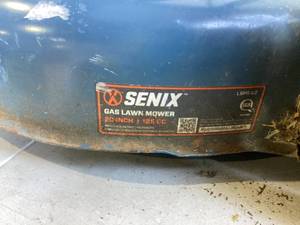 lot 508 image: SENIX 20 Gas Lawn Mower, 125 cc 4-Cycle Briggs & Stratton Engine