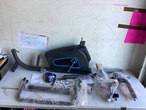 lot 510 image: Recumbent Exercise Bike for Home Stationary Bike Sturdy Quiet 8 Levels Exercise