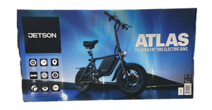 lot 188 image: Jetson Atlas Fat Tire Electric, Pedal Asst, 15m range, 14 Wheels, 20 Bike