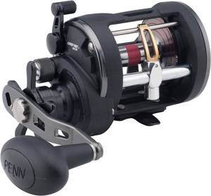 lot 371 image: PENN Warfare Level Wind Conventional Fishing Reel WAR20LW
