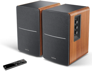 lot 26 image: 2PCS Edifier R1280Ts Powered Bookshelf Speakers - 2.0 Stereo Active Near Field Monitors - Studio Monitor Speaker