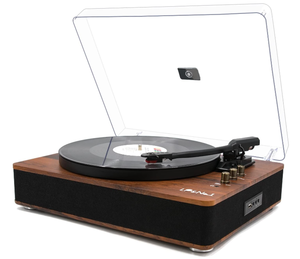 lot 29 image: LP&NO.1 Record Player Turntable with Built-in Speakers and USB Play&Recording