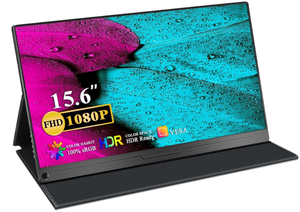 lot 31 image: UPERFECT Portable Monitor, 2023 NewVersion No MiniDP Port 15.6 IPS HDR 1920X1080 FHD Eye Care Screen USB