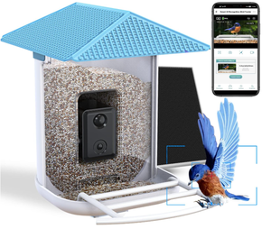 lot 32 image: AI Smart Bird Feeder with Camera Solar Powered