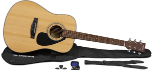 lot 43 image: Yamaha GigMaker Standard Acoustic Guitar w Gig Bag, Tuner, Strap and Picks