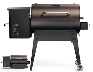 lot 544 image: KingChii Wood Pellet Grill & Smoker 456sq.in., Multifunctional BBQ Grill with Automatic Temperature Control