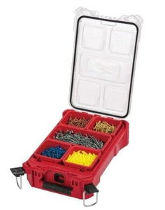 lot 552 image: 2PCS for Milwaukee Tool 48-22-8435 Packout Compact Organizer w5-Compartments Small Parts Organizer