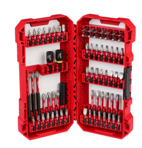 lot 554 image: 70PCS Milwaukee 48-32-5151 Shockwave Impact Duty Alloy Steel Screw Driver Bit Set